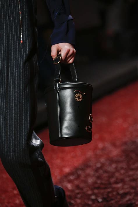 hermes black bucket bag